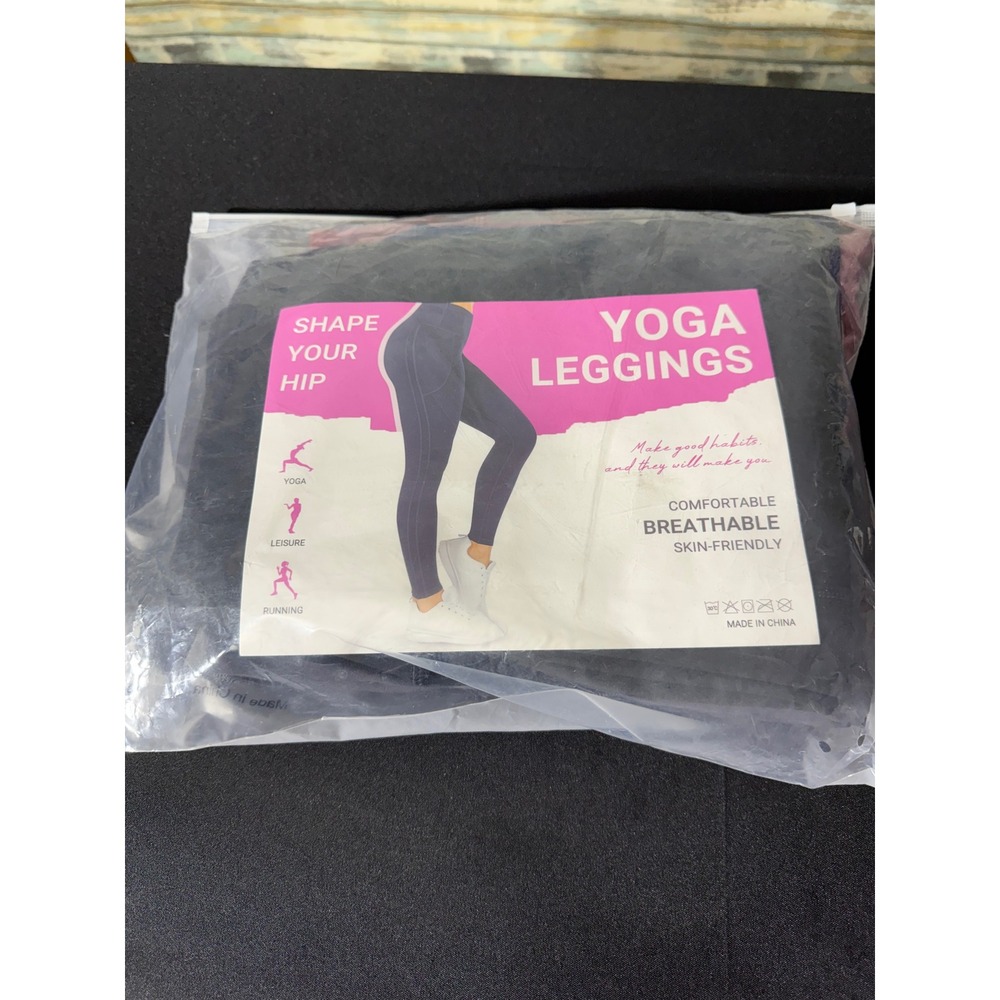 MIRITY Yoga Leggings 4 Pack XL Multicolor New High Waist Hip Lifting Workout